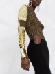 Versace cut-out detail skirt