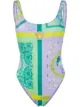 Image 1 of Versace Barocco Mosaic-print swimsuit