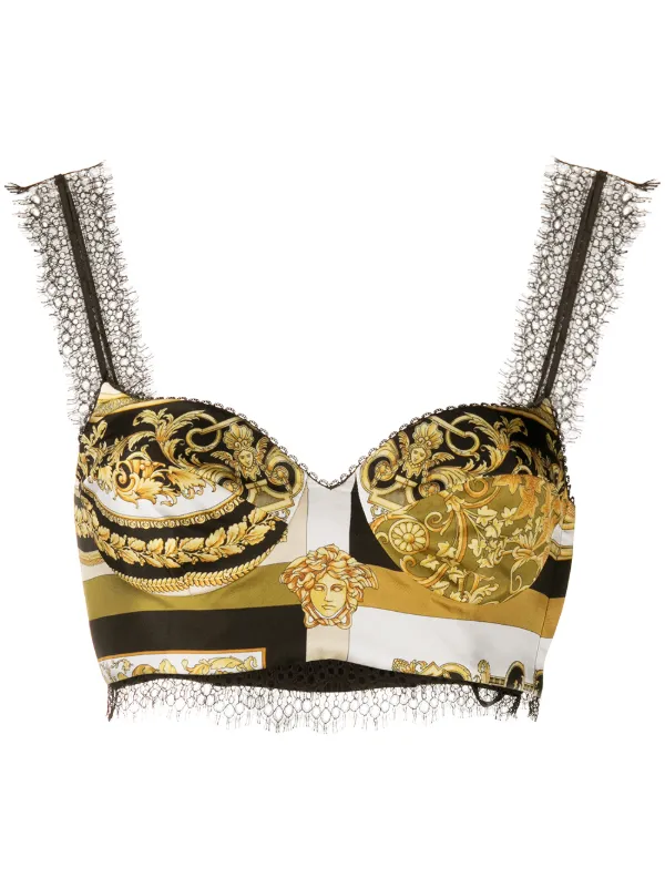 versace lace bralette