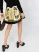 Versace printed pleated skirt