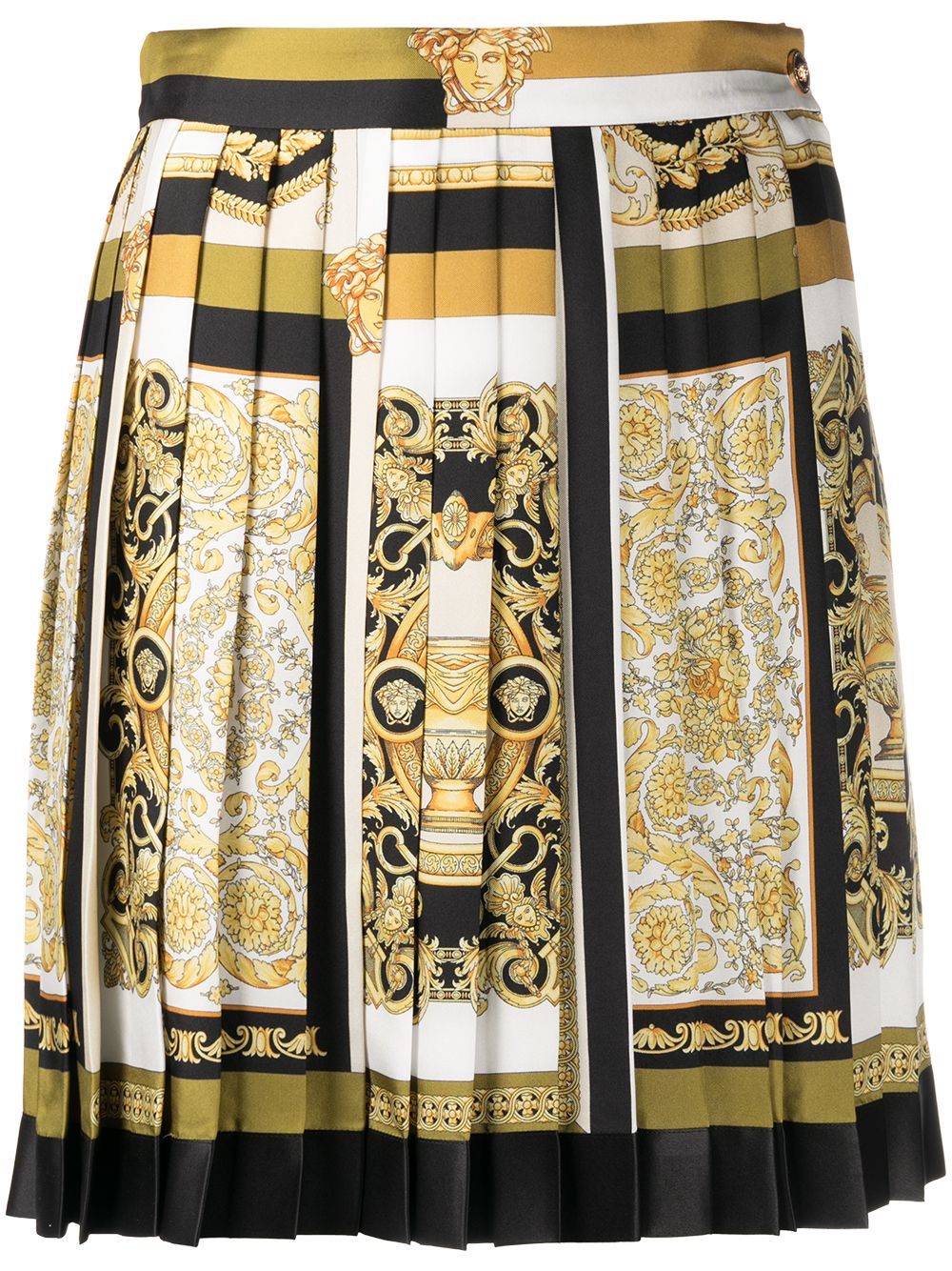 фото Versace плиссированная юбка с принтом