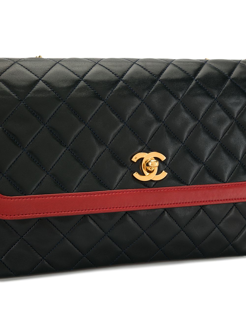 фото Chanel pre-owned стеганая сумка на плечо double flap 1990-х годов