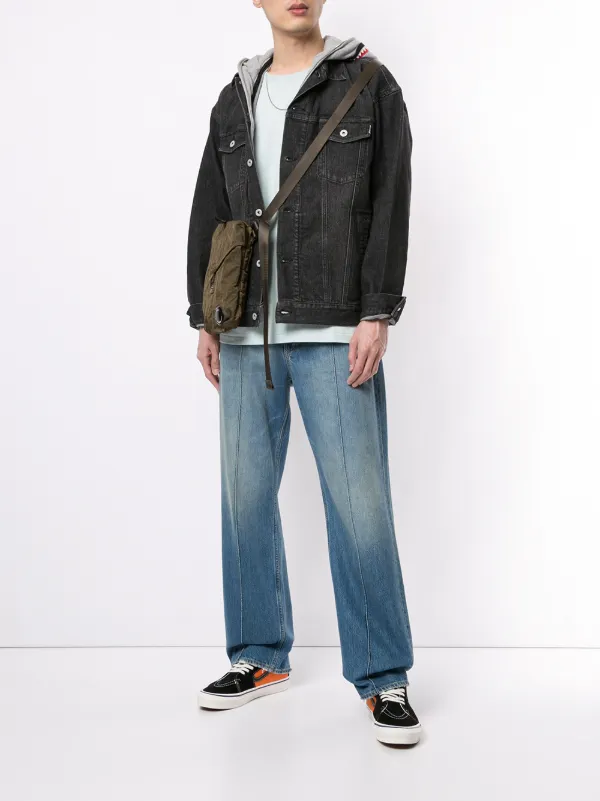 layered denim jacket womens