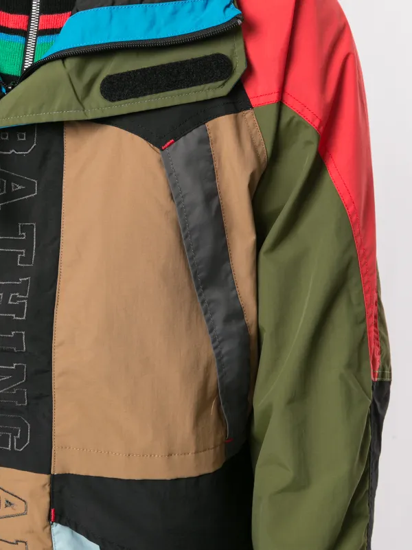color block snowboard jacket
