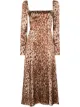 Image 1 of Reformation Maryanne leopard-print midi dress