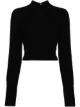 Image 1 of Reformation ribbed open back jumper