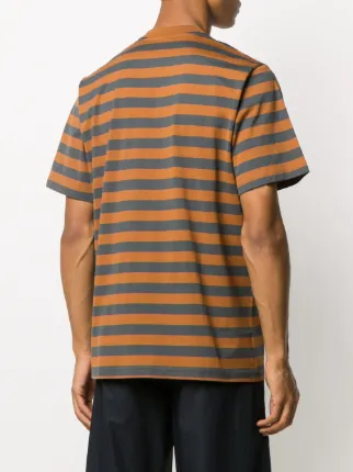 logo striped T-shirt展示图