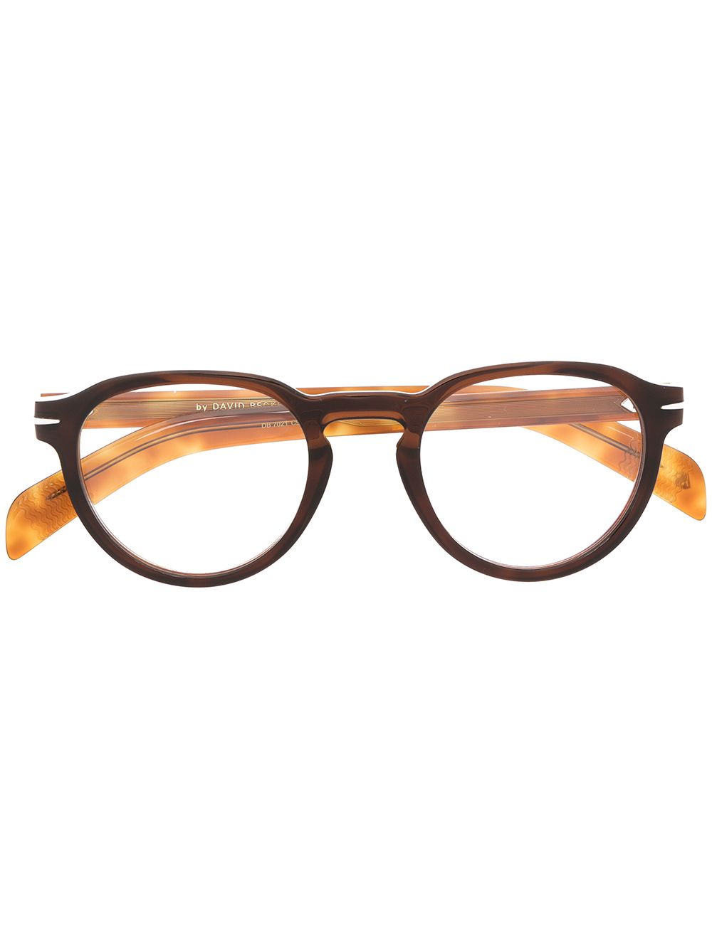 Eyewear By David Beckham Tortoiseshell Glasses In Brown