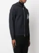 Emporio Armani logo patch hooded jacket