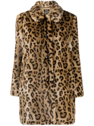 apc leopard coat