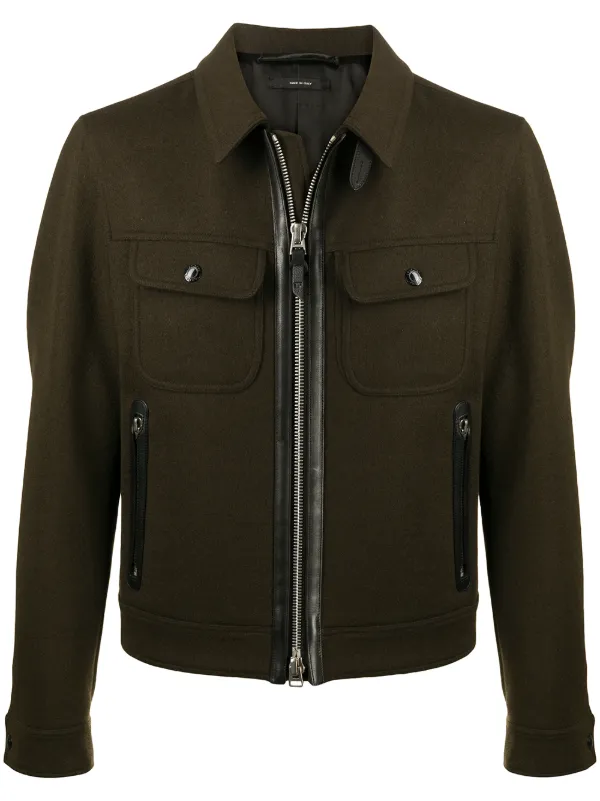 fitted zip up jacket