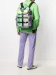 Image 2 of Versace print-mix harness detail backpack