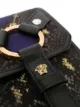Versace snakeskin effect messenger bag