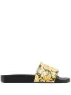 Image 1 of Versace baroque-pattern print slides