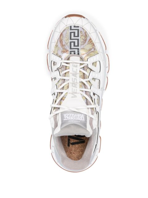 Shop white Versace Trigreca low-top sneakers with Express Delivery ...