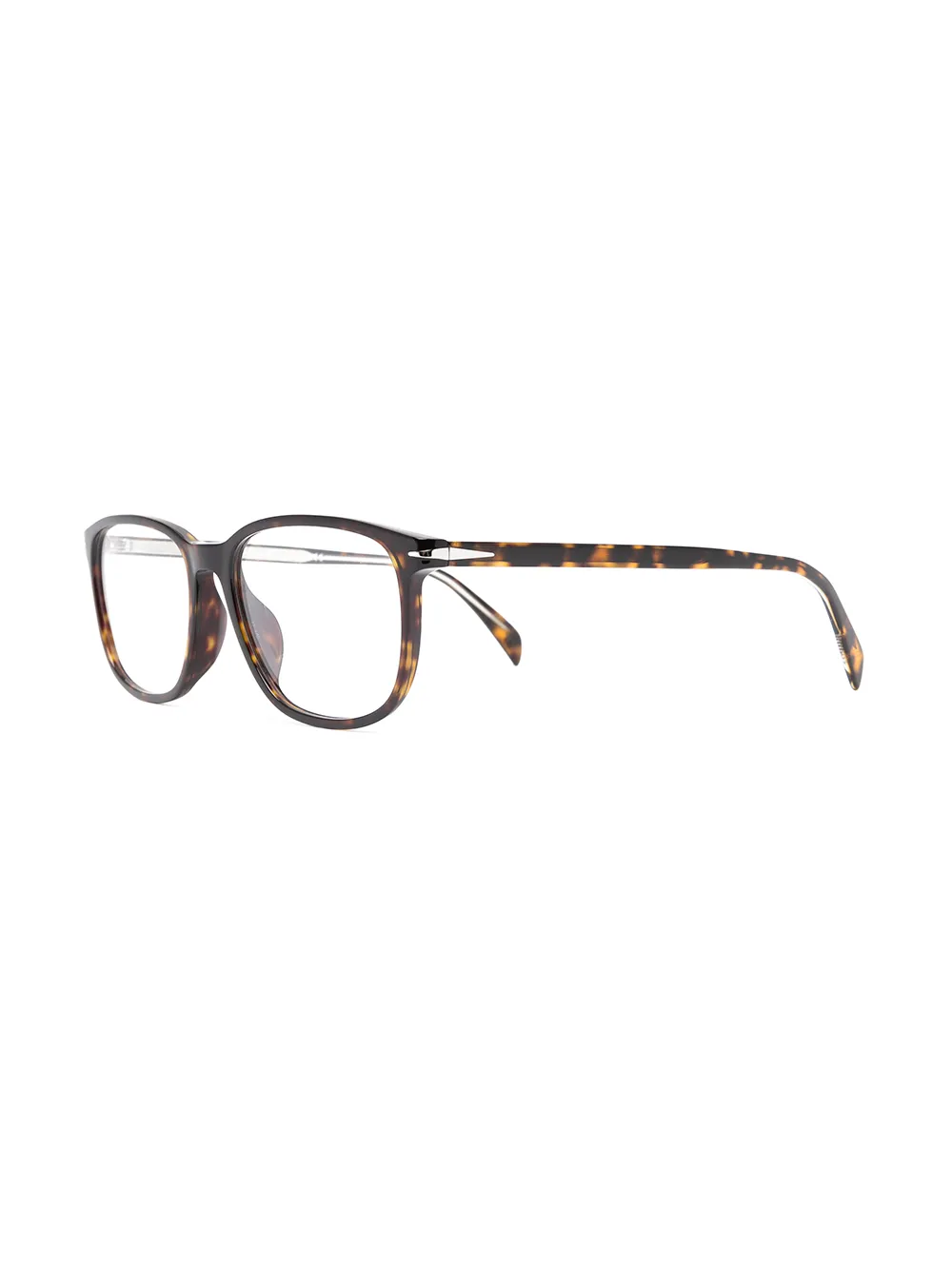 Eyewear by David Beckham Bril met vierkant montuur - Bruin