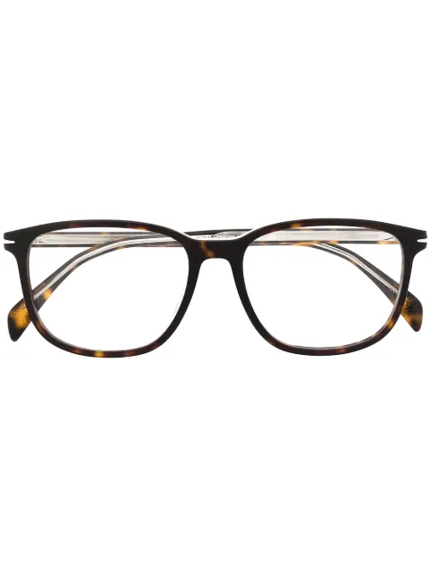Eyewear by David Beckham スクエア眼鏡フレーム