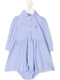 Ralph Lauren Kids baby stripe dress - Blue