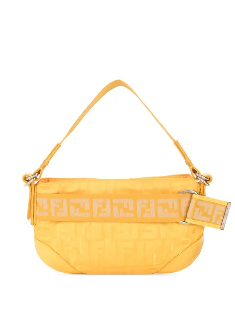 Fendi Pre-Owned 2000Fendi Peekaboo Mini Beaded Flower Bag