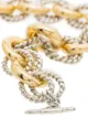 Kenneth Jay Lane two-tone rope-link necklace