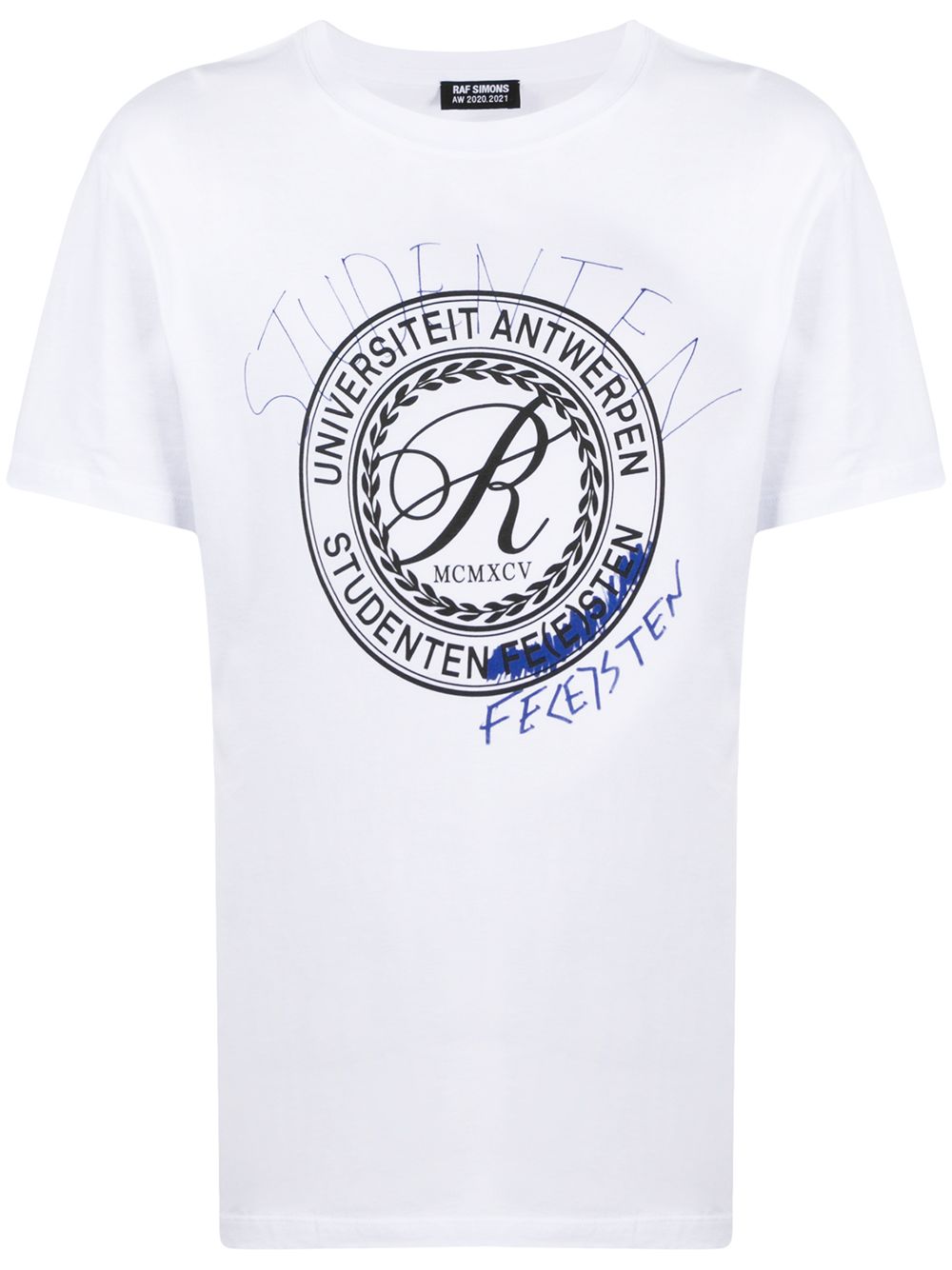 Raf Simons Logo Cotton T-shirt - Farfetch