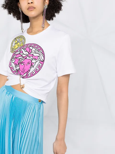 Versace Medusa Amplified-print Cropped 