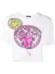 Image 1 of Versace Medusa Amplified-print cropped T-shirt