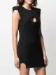 Versace Vestido com detalhe de recorte vazado