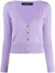 Image 1 of Versace fine-knit buttoned cardigan