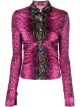 Image 1 of Versace python-print shirt