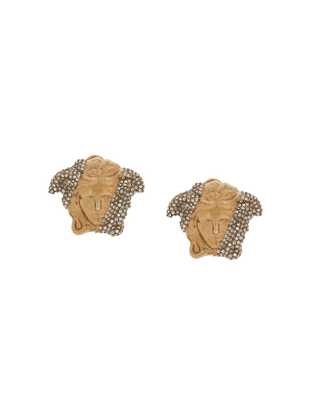 versace clip on earrings