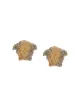Image 1 of Versace crystal-embellished Medusa clip-on earrings