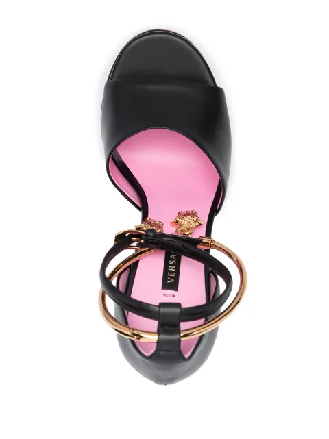 versace medusa aevitas platform sandals