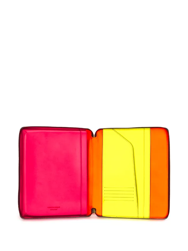 Comme Des Garçons Wallet Super Fluo Pouch | Orange | FARFETCH TR