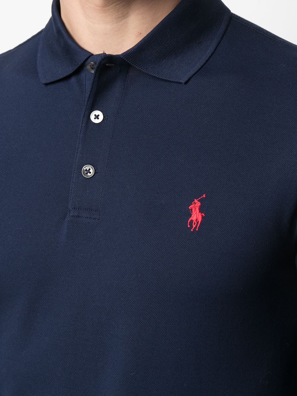 фото Polo ralph lauren рубашка поло с длинными рукавами