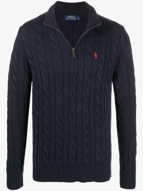 Polo Ralph Lauren suéter en tejido de ochos