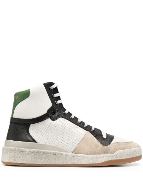 saint laurent white sneakers mens