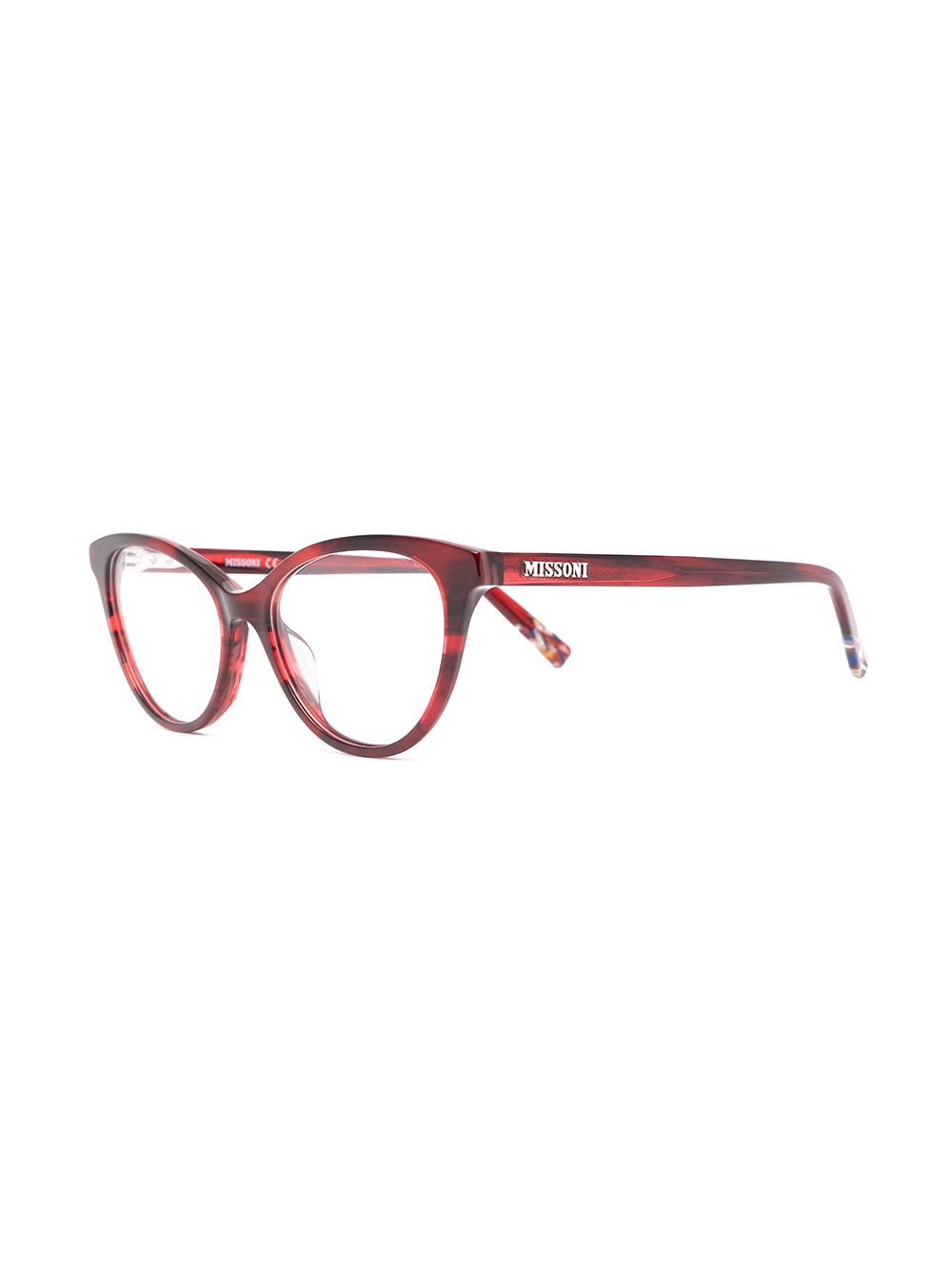 MISSONI EYEWEAR Bril met kattenoog montuur - Rood