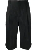 Ferragamo striped tailored shorts - Blue