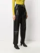 Simon Miller belted faux leather trousers