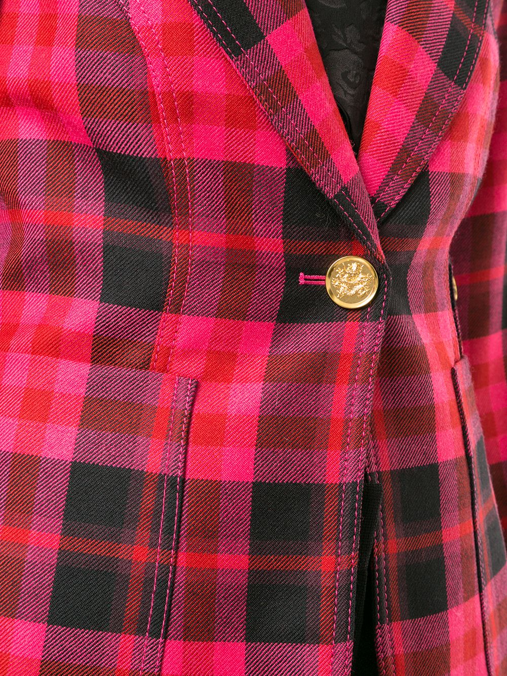 фото Smythe tartan check blazer jacket