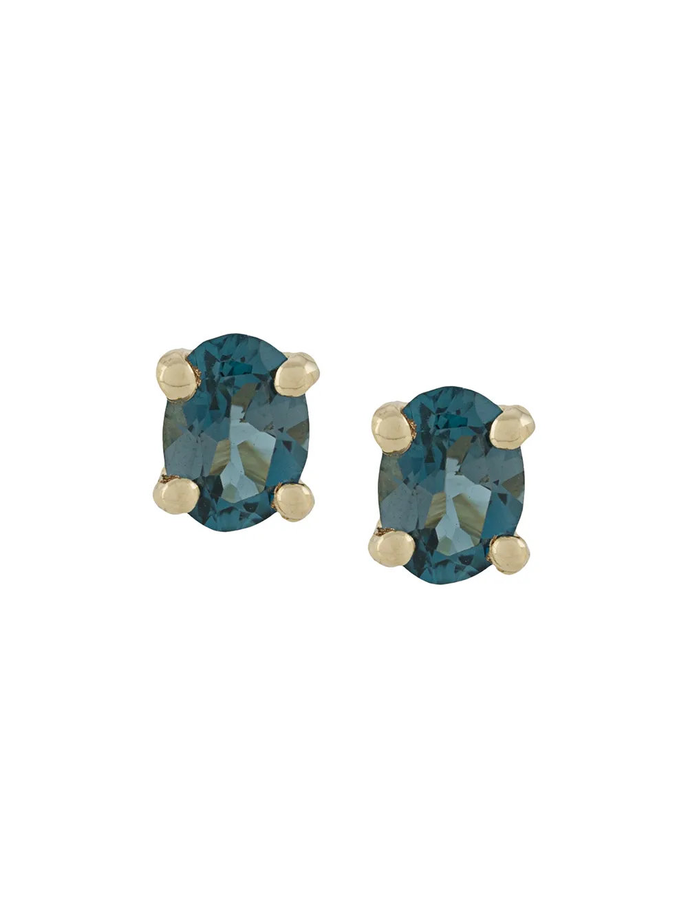 

Wouters & Hendrix Gold 18kt yellow gold topaz Charleston Chapters stud earrings - Blue