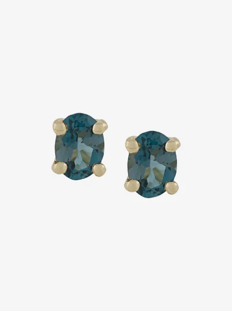 Wouters & Hendrix Gold 18kt yellow gold topaz Charleston Chapters stud earrings