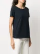 Majestic Filatures boat neck side-slit T-shirt