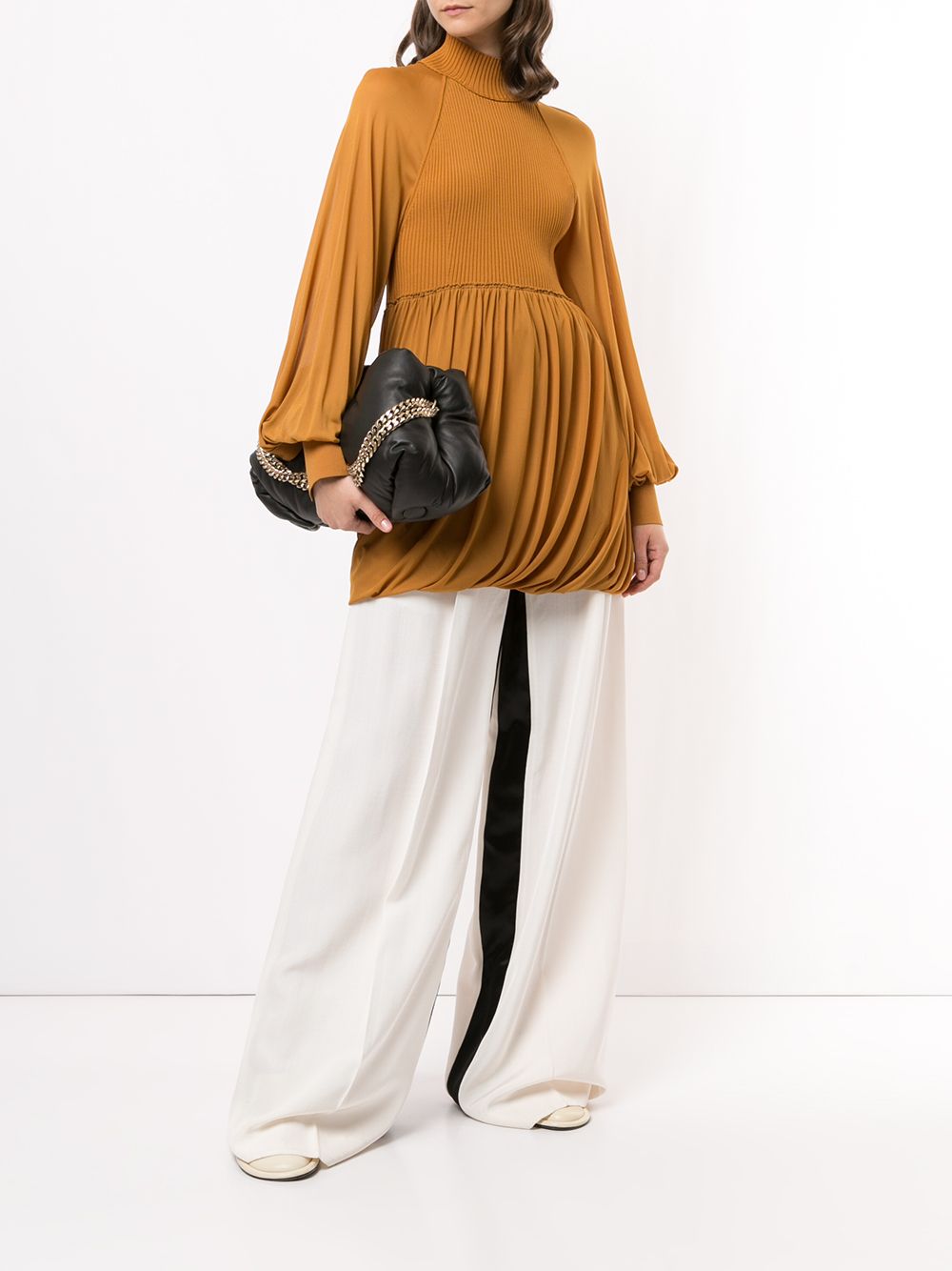 Image 2 of Proenza Schouler rib knit detail blouse
