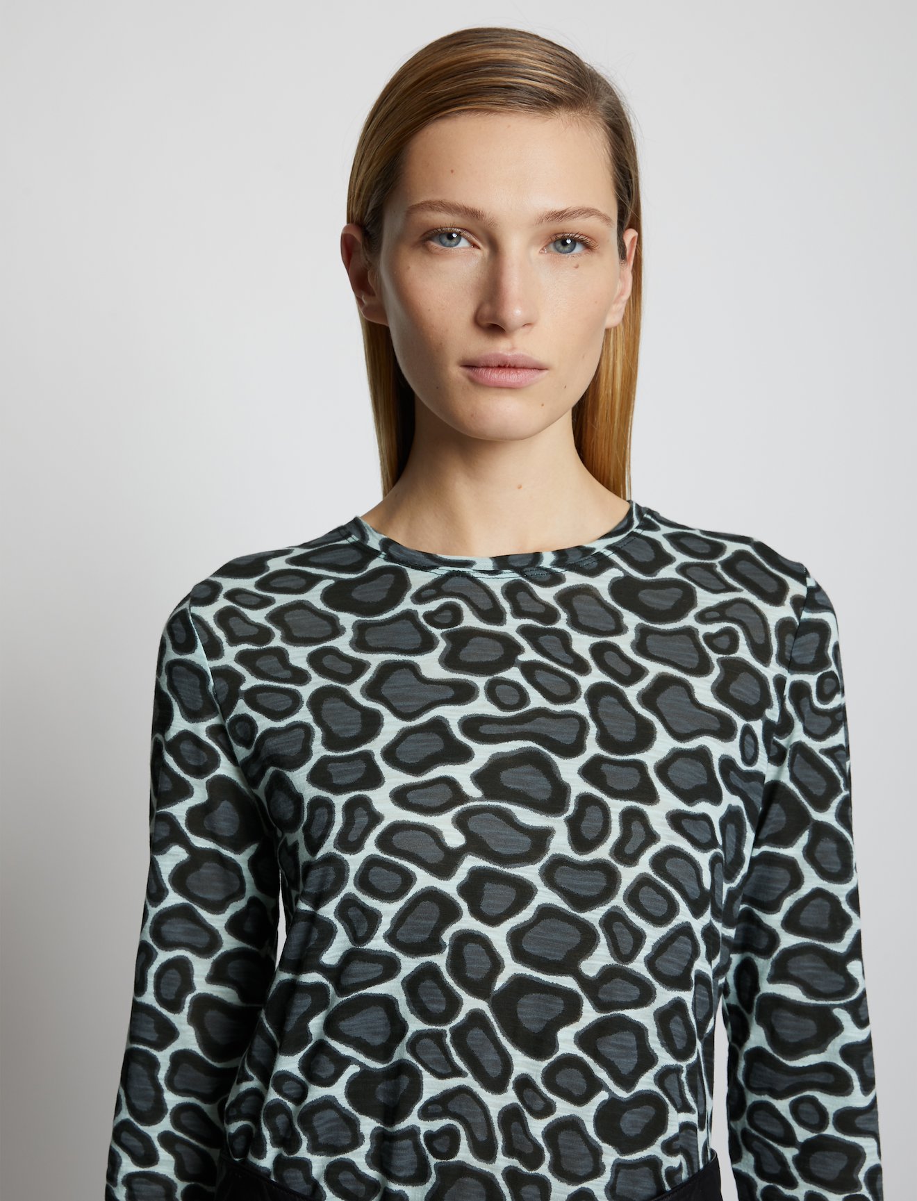 Animal Print Long Sleeve T-Shirt #3