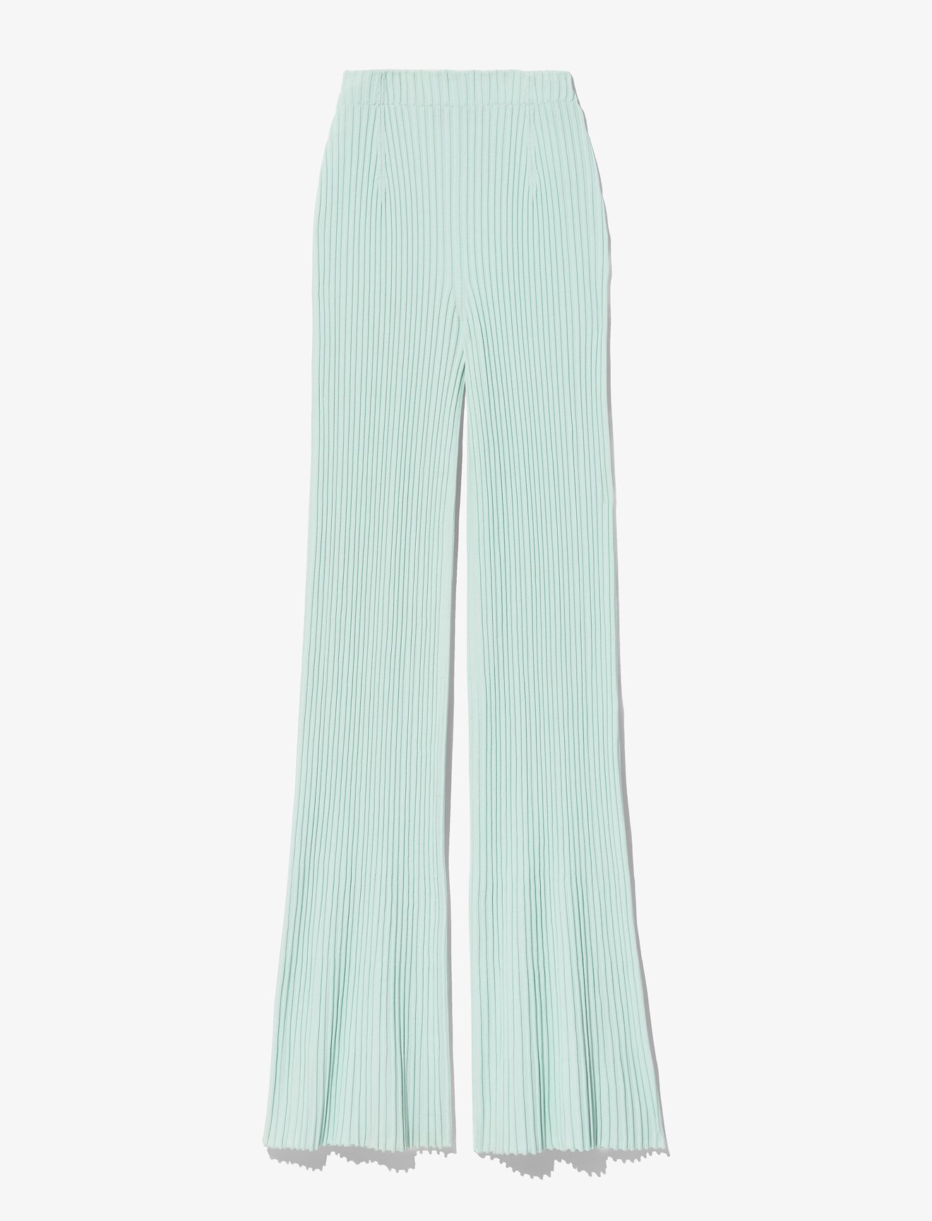 Rib Knit Cropped Pants #3