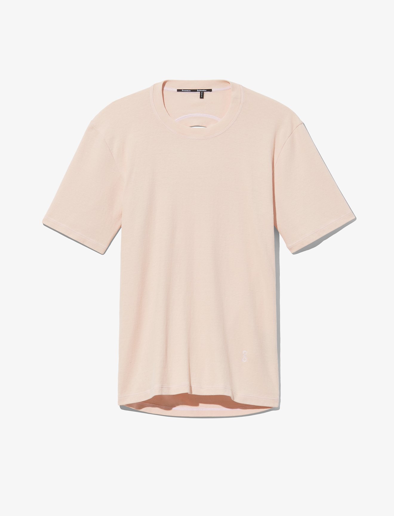 Eco Cotton T-Shirt in pink | Proenza Schouler