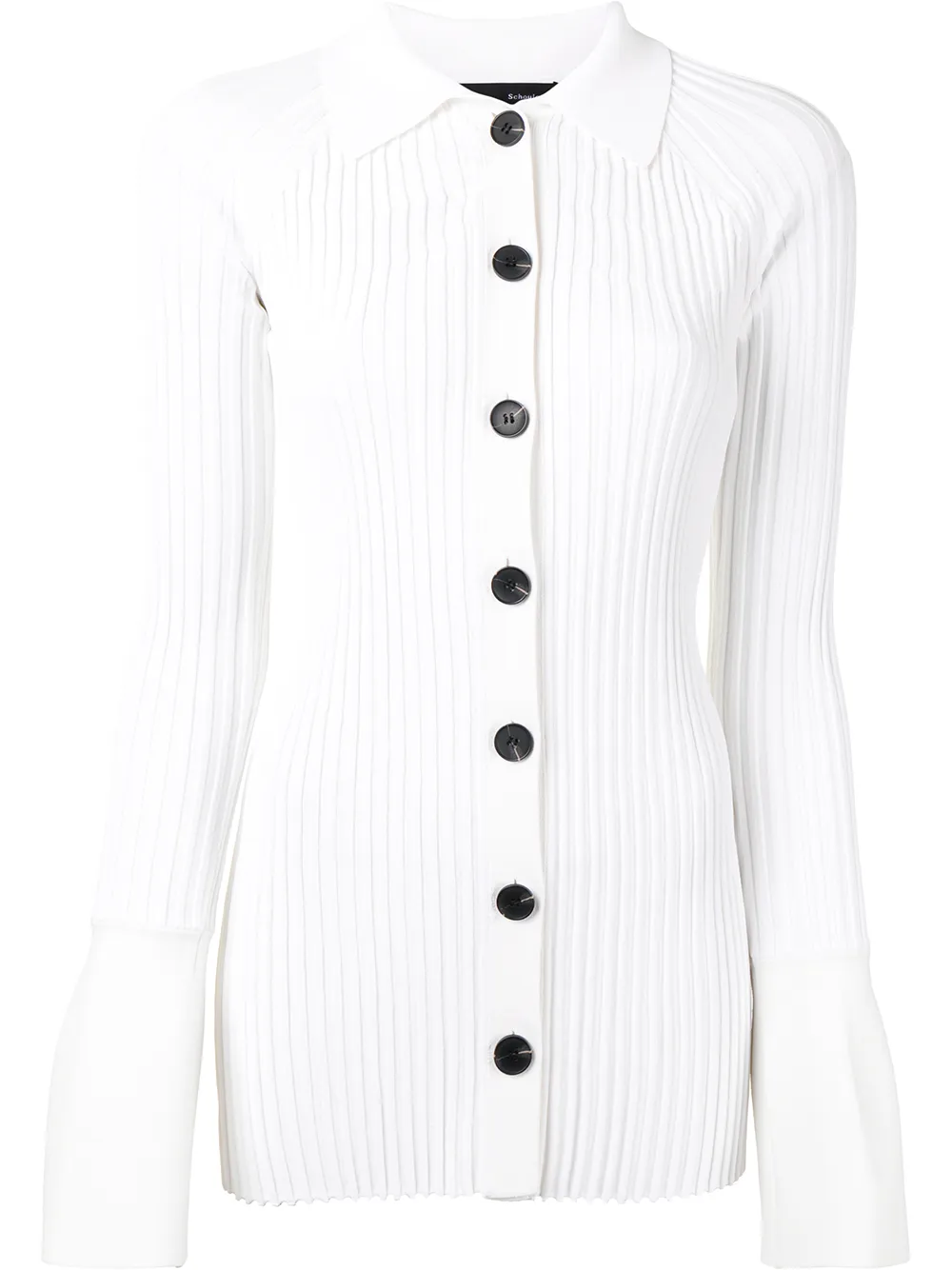 

Proenza Schouler ribbed midweight cardigan - White