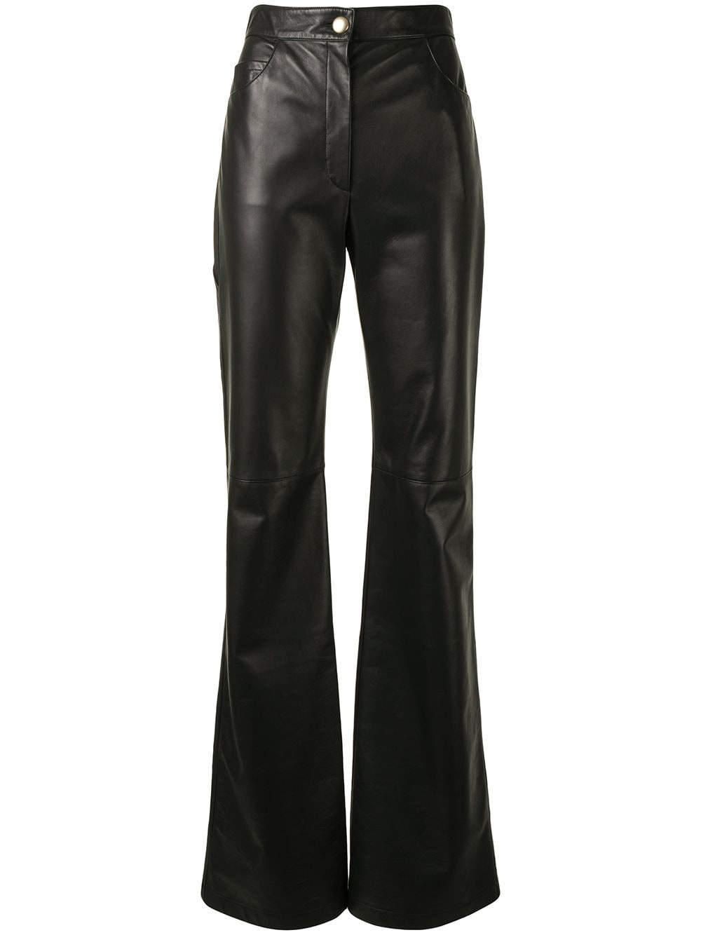 Image 1 of Proenza Schouler high-waisted leather trousers